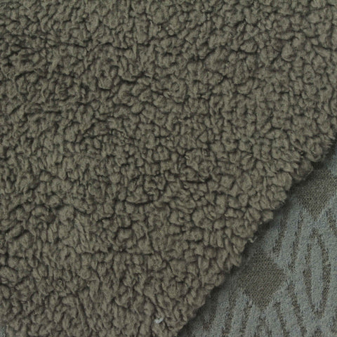 Grey Geometric-Diamond Knit, Poly-Nylon