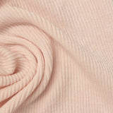 Acrylic Stretch Rib Knit Fabric, 360 gsm, 115 cm — Pink — photo 2
