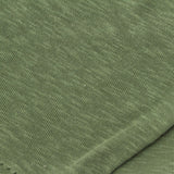 Heathered Green Marl Rib Knit, Cotton-Modal — photo 2
