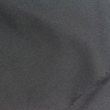 Polyester Stretch Rib Knit Fabric, 270 gsm, 180 cm — Black — photo 2