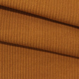 Cotton Modal Stretch Rib Knit Fabric, 380 gsm, 110 cm — Brown — photo 2