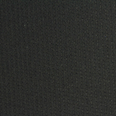 100% Polyester Knit Fabric, 330 gsm, 170 cm — Black