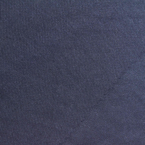 Polyester Viscose Stretch Piqué Knit Fabric, 290 gsm, 170 cm — Navy, ref EF-273495