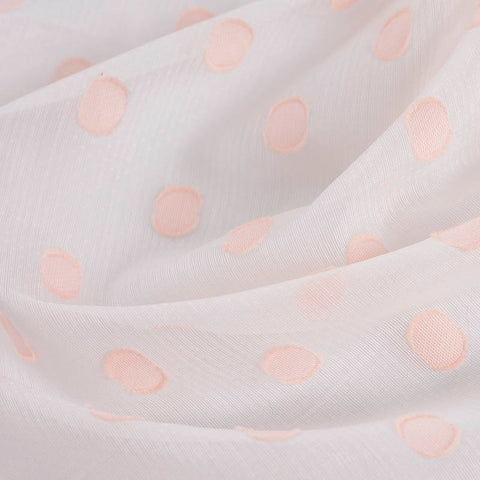 Pink Dots Jacquard, Viscose-Nylon, 52 gsm, 144 cm, ref EF-11681
