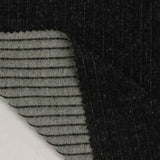 Light Grey Pinstripe Rib Knit, Polyester — photo 2