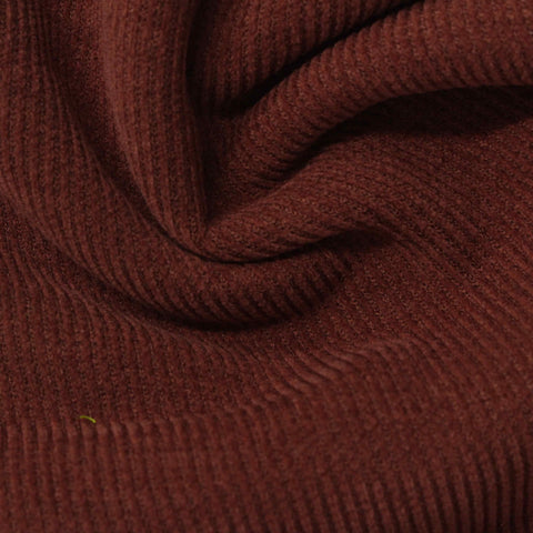 100% Polyester Knit Fabric, 420 gsm, 185 cm — Brown