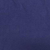 Cotton Stretch Rib Knit Fabric, 140 gsm, 100 cm — Navy — photo 2