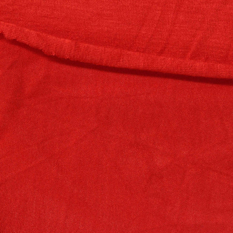 Viscose Stretch Jersey Knit Fabric, 175 gsm, 154 cm — Red