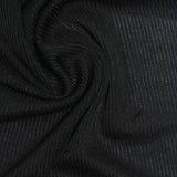 White Vertical-Pinstripe Rib Knit, Acetate — photo 2