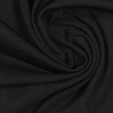Bamboo Polyester Stretch Knit Fabric, 180 gsm, 185 cm — Black — photo 2