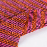 Pink Vertical-Stripe Chunky Knit, Polyester — photo 2