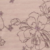 Pink Floral Knit, Poly-Cotton — photo 2