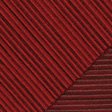 Dark Red Horizontal-Stripe Pointelle Knit, Poly-Nylon — photo 2