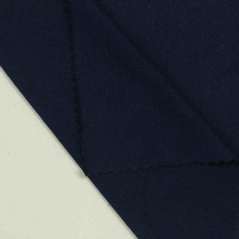 Dark Navy Jersey Knit, Viscose