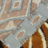 Black Geometric Linen-Look, Polyester — photo 2