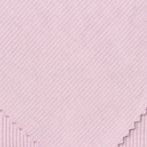 Cotton Polyester Stretch Rib Knit Fabric, 310 gsm — Pink