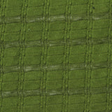 Green Textured-Grid Interlock Knit, Cotton-Poly — photo 2