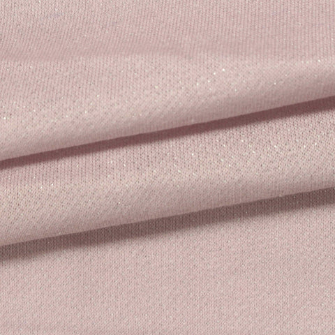 Pink Marl French Terry, Polyester, 237 gsm