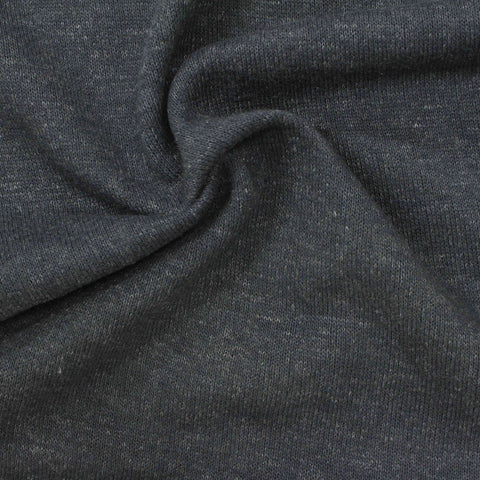 Dark Grey Marl French Terry, Viscose, 235 gsm