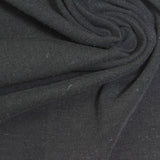 Tencel Lyocell Polyester Stretch Interlock Knit Fabric, 220 gsm, 155 cm — Black — photo 2