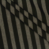 Black Stripes Interlock Knit, Poly-Viscose — photo 2