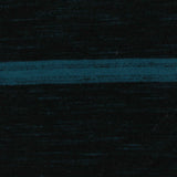 Teal Horizontal-Stripe Jersey Knit, Cotton-Poly — photo 2