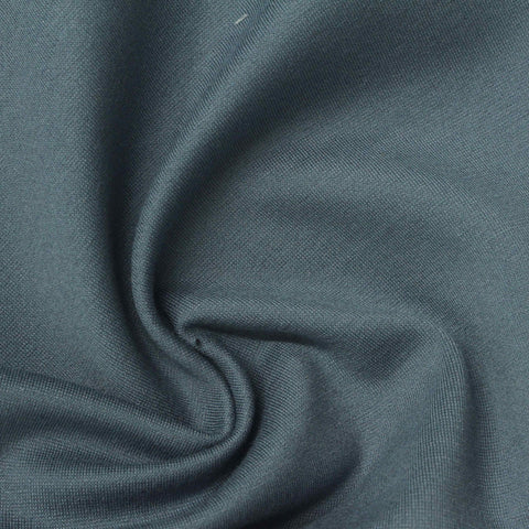 Viscose Nylon Stretch Ponte Knit Fabric, 330 gsm, 160 cm — Blue, ref EF-272645