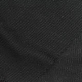 Rib Knit Fabric, 150 gsm, 157 cm — Black — photo 2
