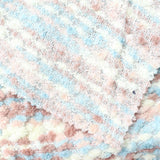 Pastel Blue Textured Chunky Knit, Polyester — photo 2