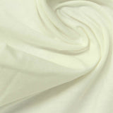 Cotton Polyester Jersey Knit Fabric, 170 gsm, 175 cm — White — photo 2