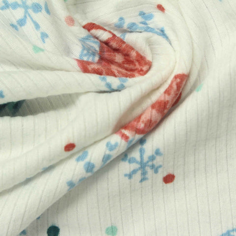 Red Dots Jersey Knit, Polyester, 177 gsm