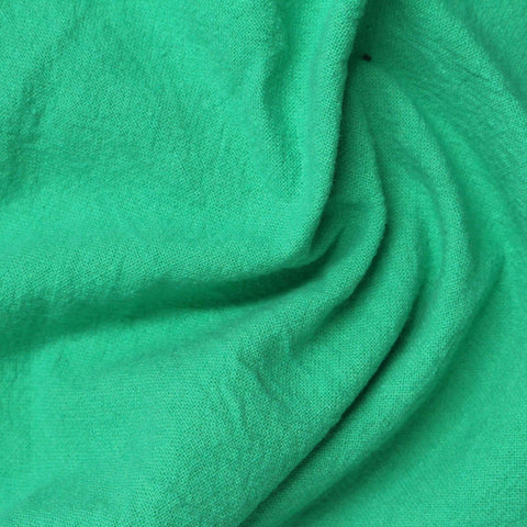 100% Cotton Crepe Fabric, 165 gsm — Green, ref EF-242330