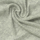 Light Grey Heathered-Marl Rib Knit, Cotton-Modal — photo 2