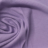 Polyester Stretch Rib Knit Fabric, 210 gsm, 145 cm — Purple — photo 2