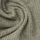 Light Grey Marl Rib Knit, Polyester — photo 2