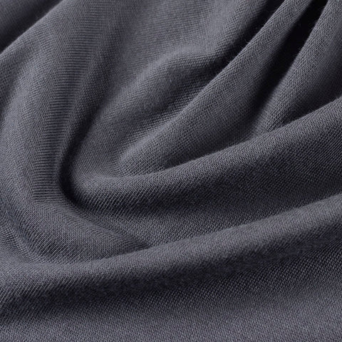 100% Viscose Jersey Knit Fabric, 105 gsm, 160 cm — Grey