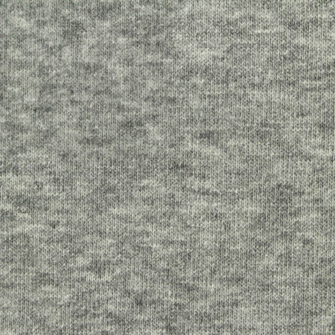 Heather Grey Marl French Terry, Polyester, 280 gsm