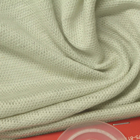 100% Linen Piqué Knit Fabric, 210 gsm — Khaki