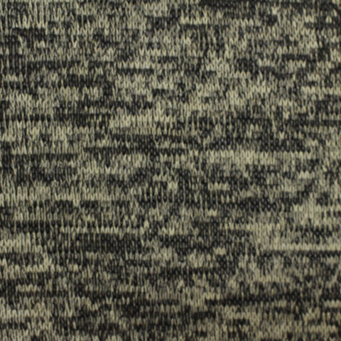 Black Marl Chunky Knit, Viscose-Poly, 140 gsm, 150 cm