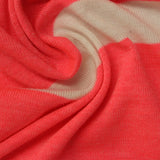 Light Beige Stripe Knit, Poly-Viscose — photo 2