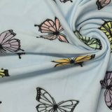 Yellow Butterflies Milk Silk Knit, Polyester — photo 2