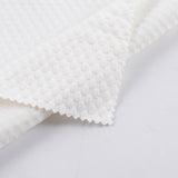 White Tone-on-Tone Jacquard, Poly-Cotton — photo 2