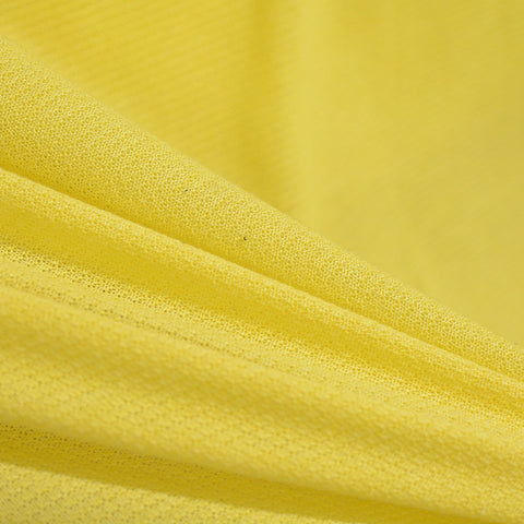 100% Polyester Chunky Knit Fabric, 174 gsm, 155 cm — Yellow