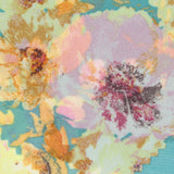 Yellow Flowers Chiffon, Polyester — photo 2