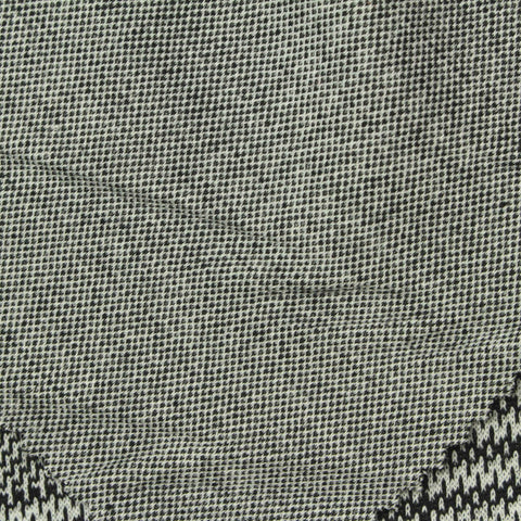 Black Houndstooth Jacquard, 296 gsm