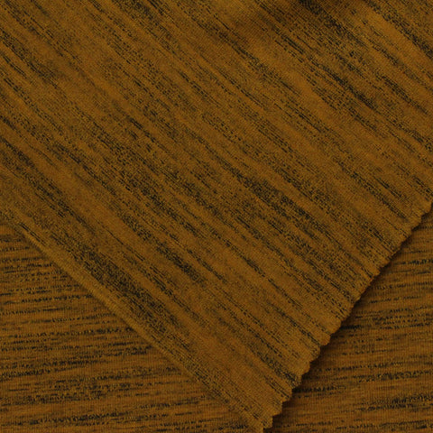 Brown Marl Jersey Knit, Cotton-Poly, 200 gsm