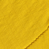 Jacquard Cotton Stretch Knit Fabric, 170 gsm — Yellow — photo 2