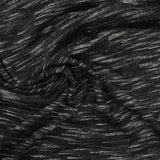 Black Marl Jersey Knit, Poly-Viscose — photo 2