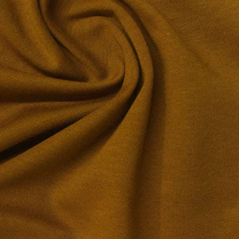 100% Cotton Interlock Knit Fabric, 210 gsm, 175 cm — Khaki