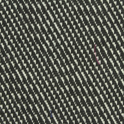 Black Houndstooth Jacquard, Poly-Cotton, 190 gsm